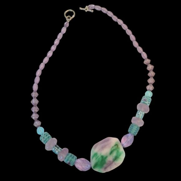 Candy Jade Beaded Necklace - Picture 1 of 15